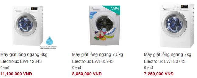 tư vấn mua máy giặt electrolux