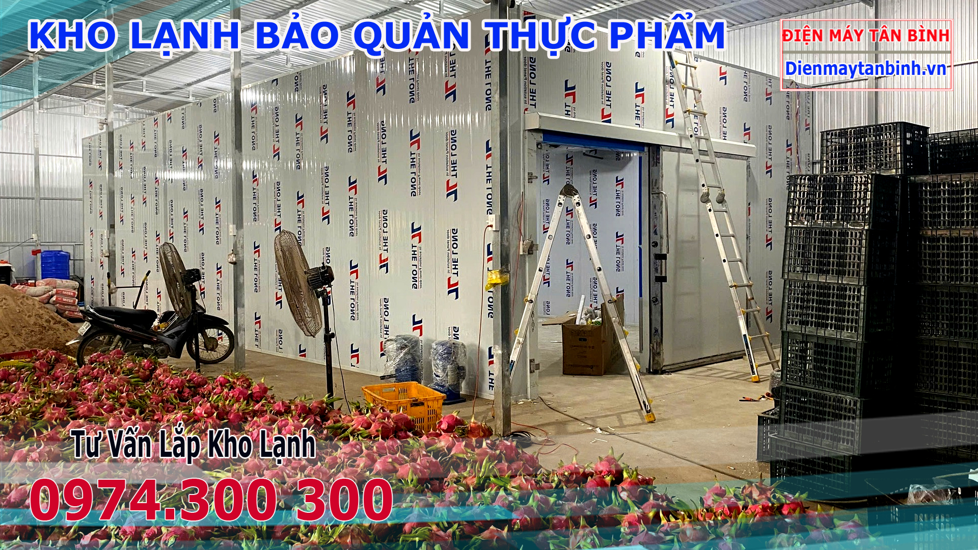 Tư vấn lắp đặt kho lạnh bảo quản trái thanh long