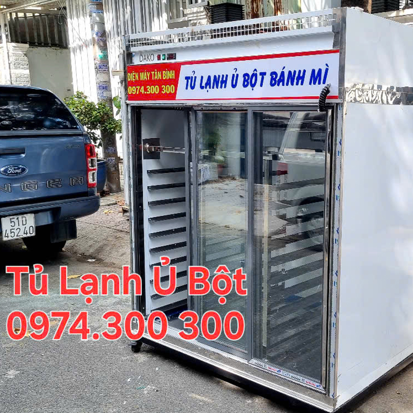 Tủ Lạnh Ủ Bột Bánh Mì 16 0 32 - 48 khay (Cửa kính)