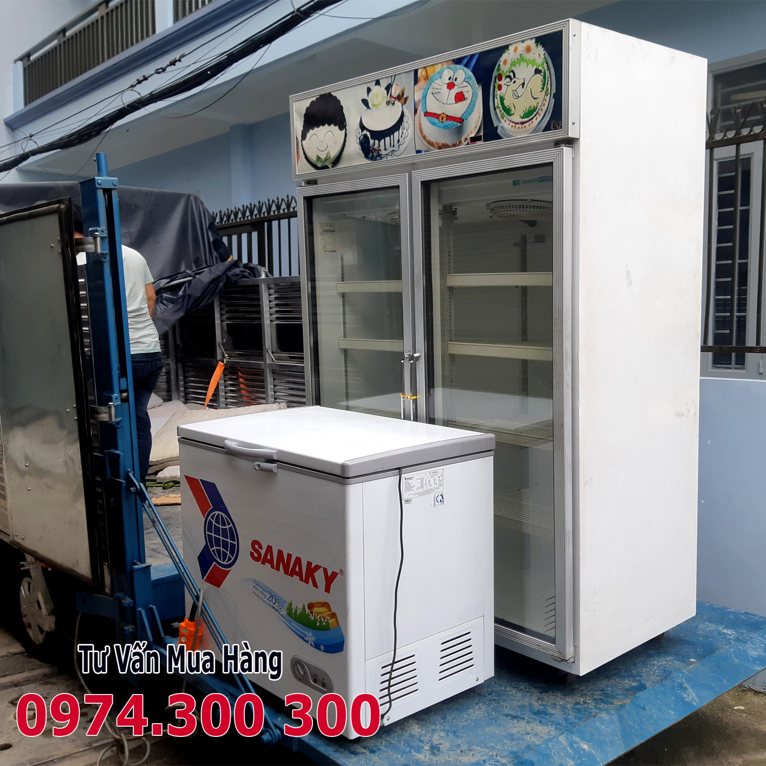 Bán Tủ Mát 2 Cánh Trưng Bày Bánh Kem Sinh Nhật