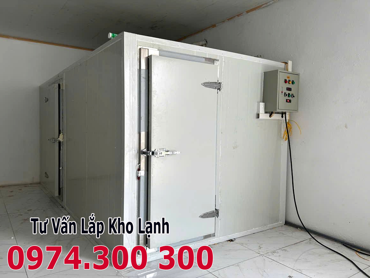 kho cấp đông 1 tấn hải sản thịt cá
