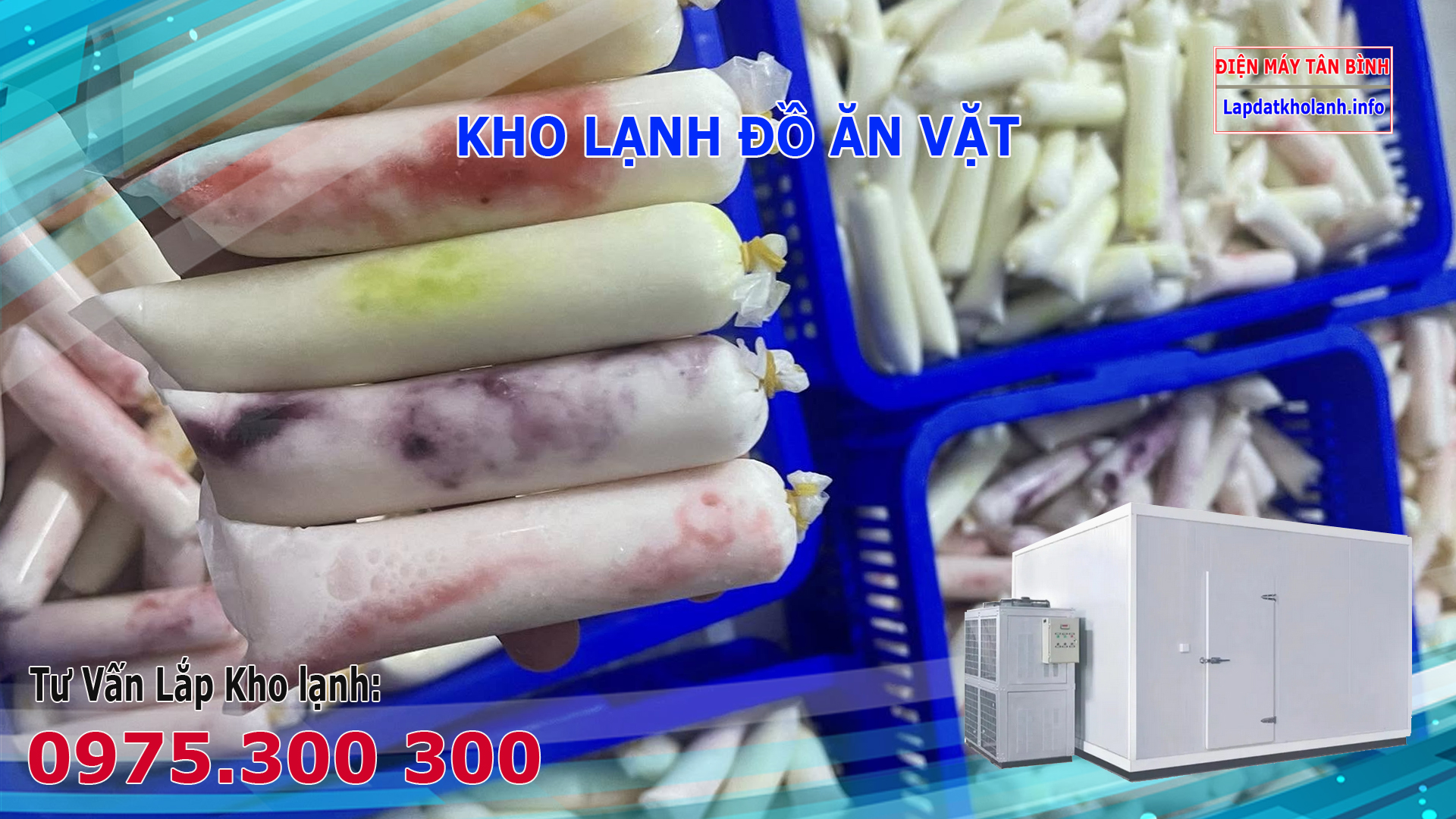 Lắp đặt kho đông lạnh bảo quản đồ ăn vặt cần lưu ý điều gì?