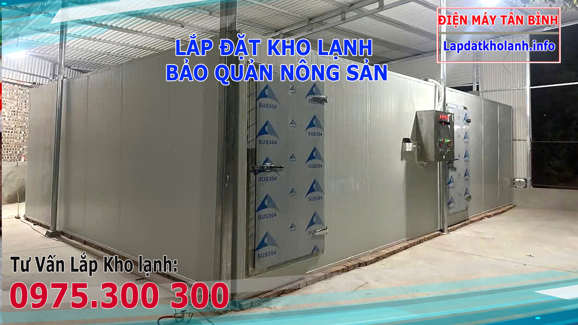 lắp đặt kho lạnh bảo quản nông sản