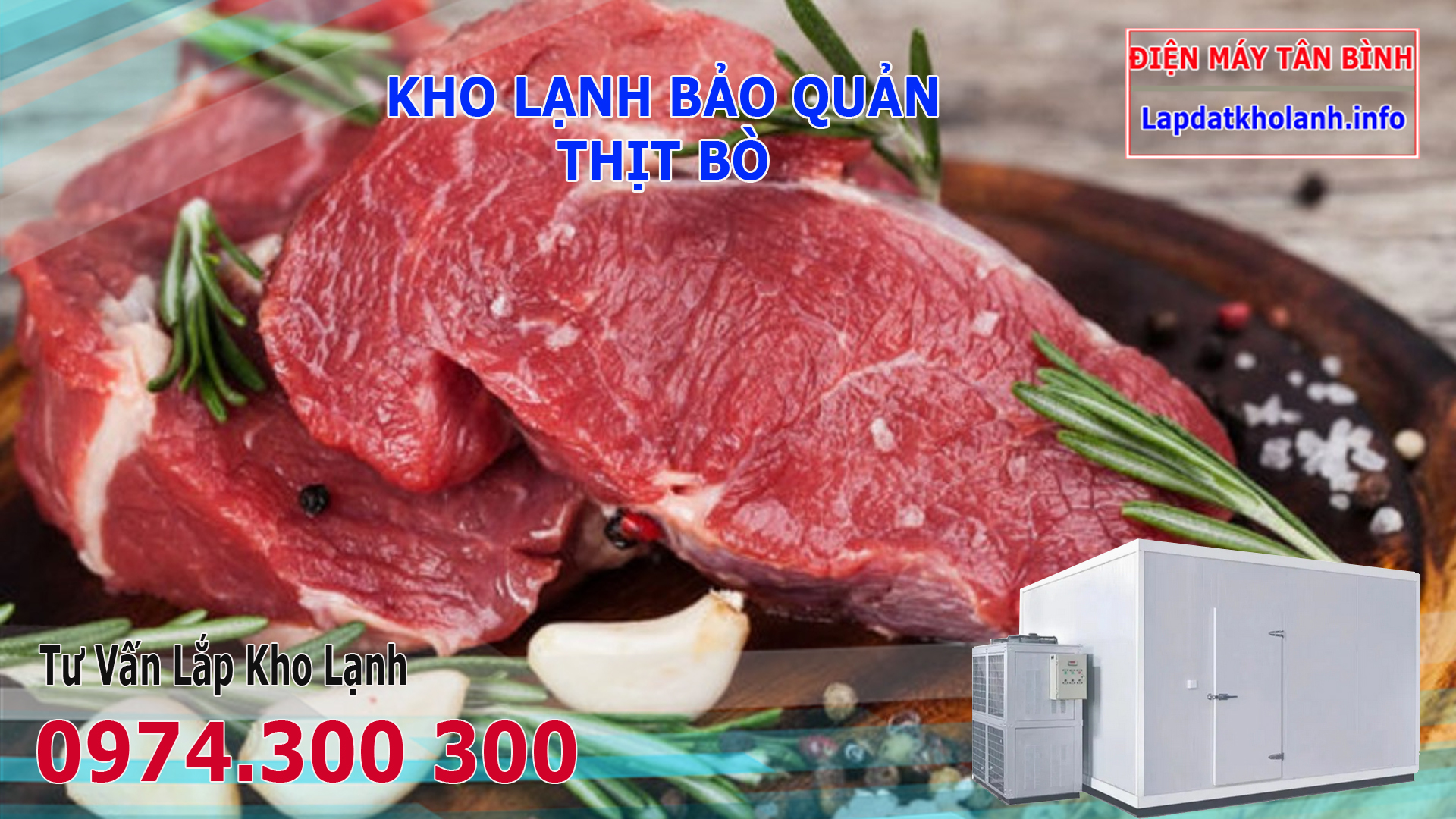 kho lạnh bảo quản thịt bò