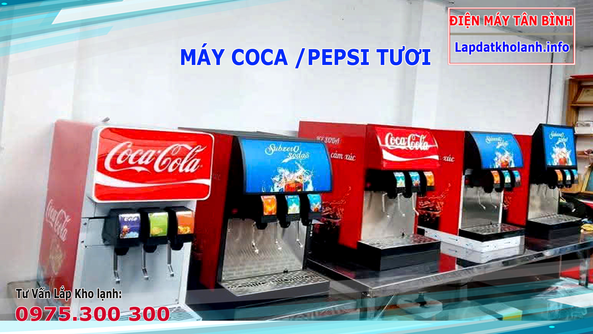 Cách làm Coca pepsi tươi, ở đâu bán máy nước rót ngọt tự động