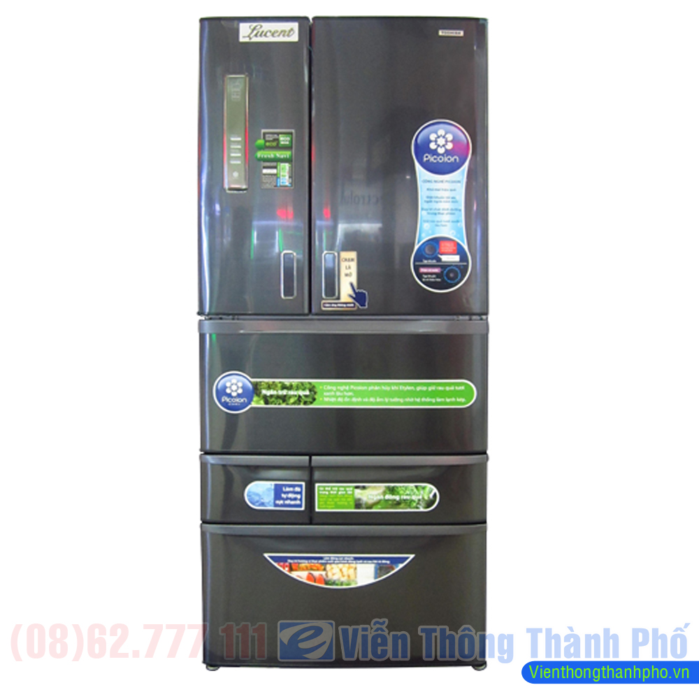 Tủ lạnh 6 cửa Toshiba GR-D62FV - 656 lít