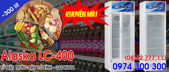 Tủ m&aacute;t Alaska LC-400