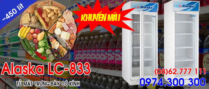 Tủ m&aacute;t Alaska LC-833