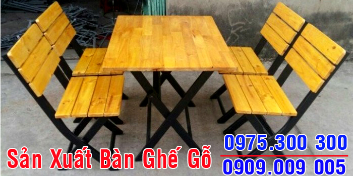 Mẫu bàn ghế quán nhậu, quán Cafe, trà sữa, ăn vặt đẹp giá rẻ