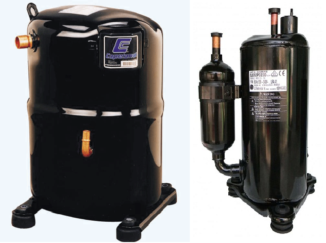 Cấu tạo của Các kiểu máy nén (lốc lạnh)