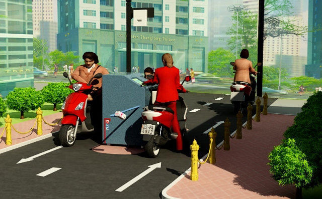 Cho thuê hệ thống bãi giữ xe thông minh