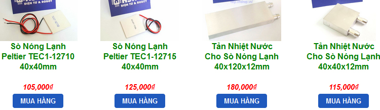 Gi&aacute; s&ograve; n&oacute;ng lạnh Peltier