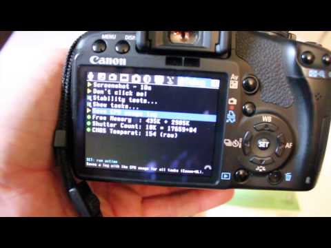 Phần mềm EOSMSG: Check Shot Canon