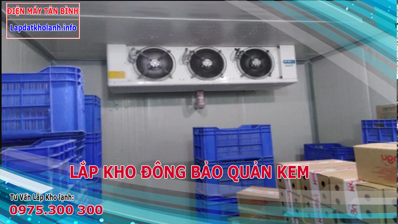 bảo quản kem đúng cách trong kho đông