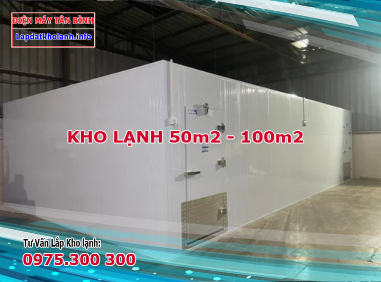 kho lạnh 50 - 100m2 giá bao nhiêu