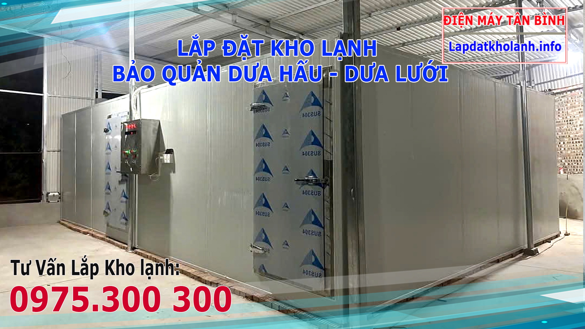 kho lạnh bảo quản dưa hấu