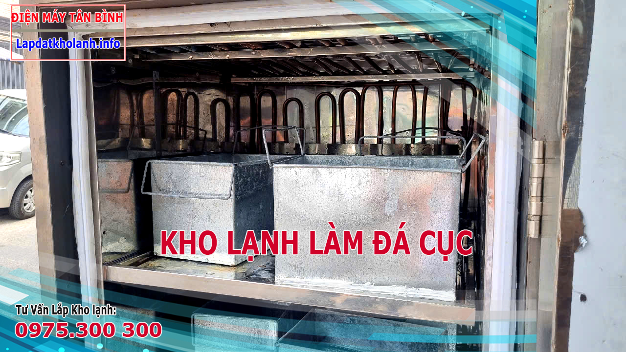 Máy làm đá ký, Tủ đông nhanh làm đá cục, đá viên 1kg 2kg