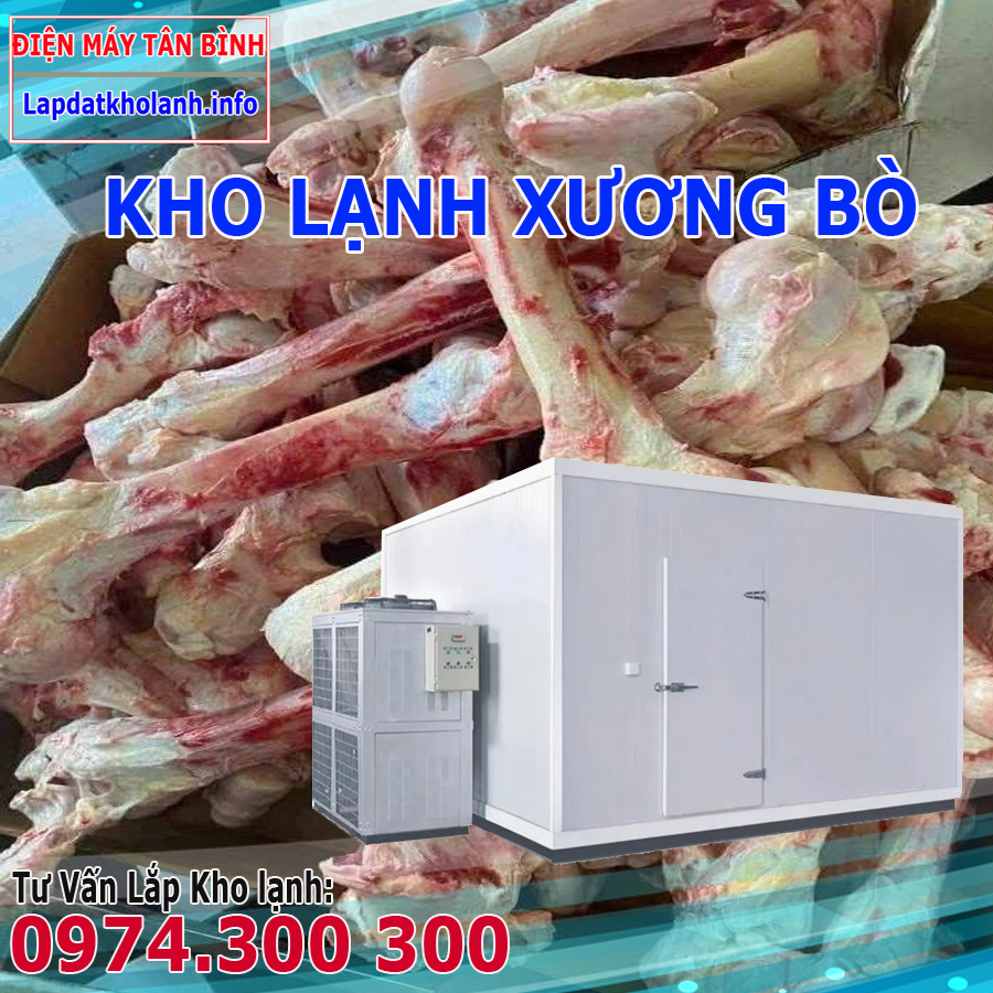 Lắp đặt kho lạnh bảo quản Xương Heo Bò đông lạnh