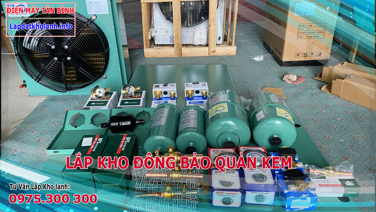 Bán Phụ Kiện, linh kiện, vật tư thiết bị kho lạnh kho đông