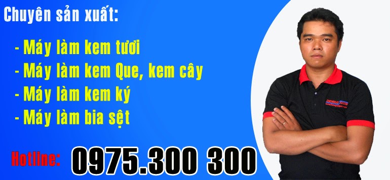 sản xuất máy làm kem ký kem cây kem que