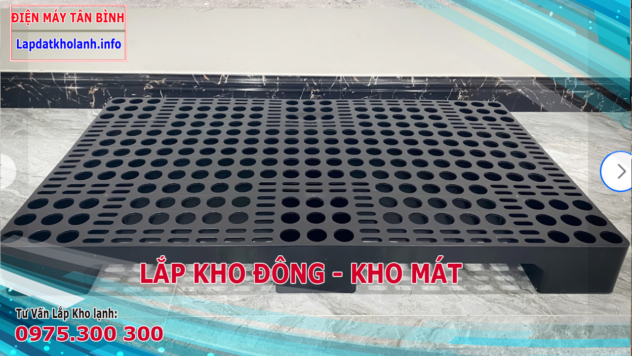 pallet nhựa lót sàn kho lạnh