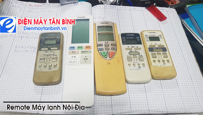 remote m&aacute;y lạnh nội địa Nhật bản