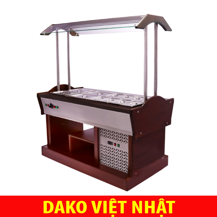 Tủ mát toppings, Salads bar, thức ăn tự chọn Dako Việt Nhật