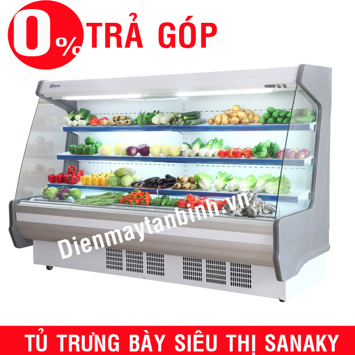 Tủ mát trưng bày siêu thị Sanaky VH-20HP