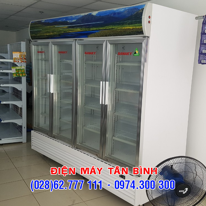 Tủ mát trưng bày siêu thị Sanaky VH-2209HP