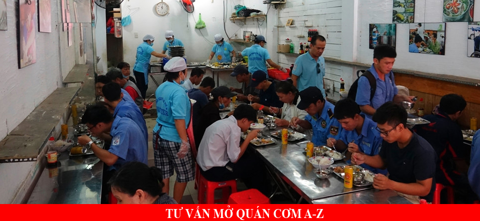 Tư vấn mở quán cơm A-Z (Vốn chỉ từ 20tr)