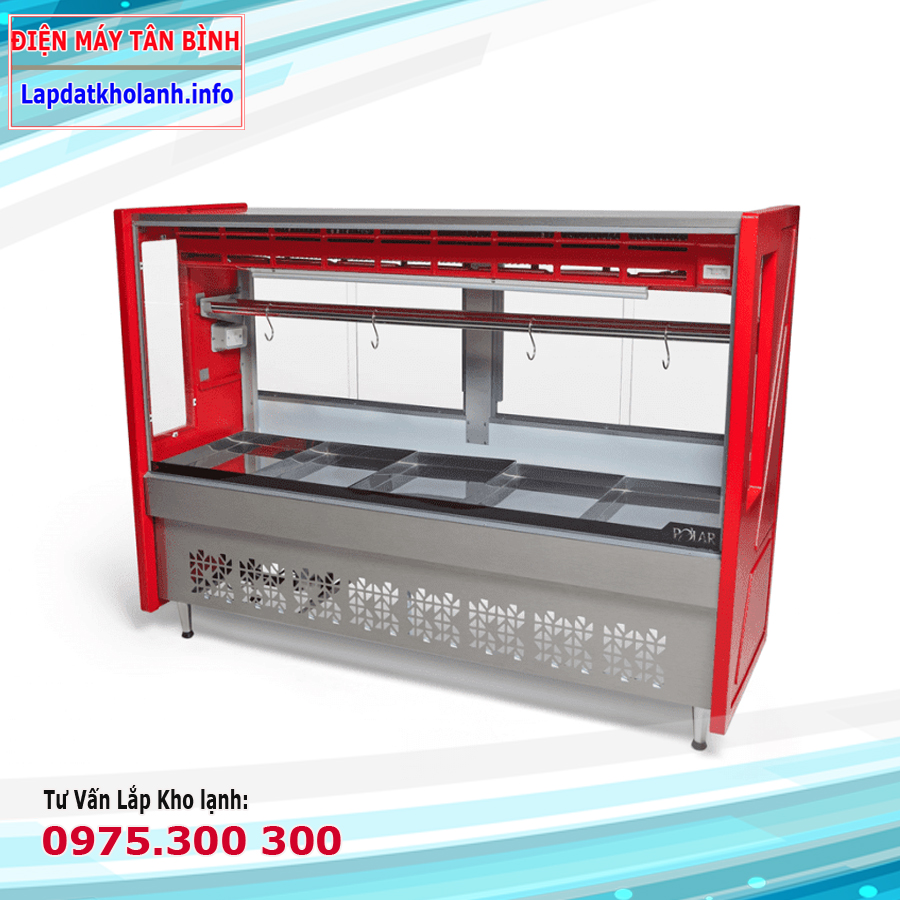 Tủ mát treo trưng bày thịt bò tươi nóng Dako FS-15F3