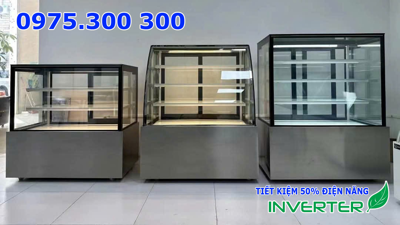 tủ mát trưng bày bánh kem inverter tiết kiệm điện