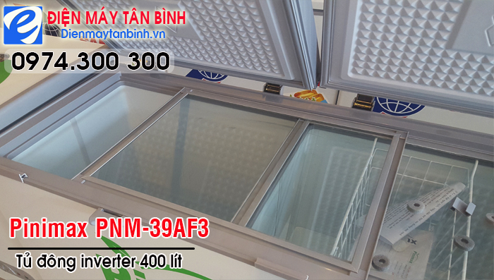 Tủ đông 2 nắp mở Pinimax PNM-39AF3