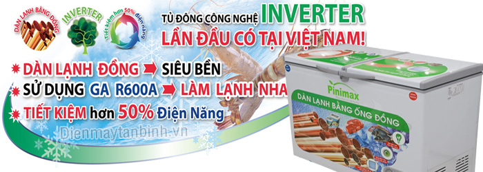 Tủ đông inverter tiết kiệm điện Pinimax PNM-39AF3