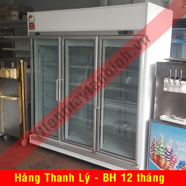 Thanh lý Tủ mát cũ 3 cửa 1500 lít Carrier