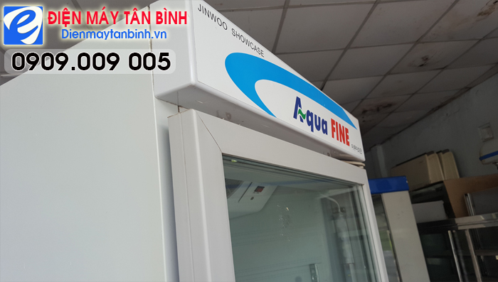 Bán thanh lý tủ mát nhập khẩu Aqua Fine 400 lít