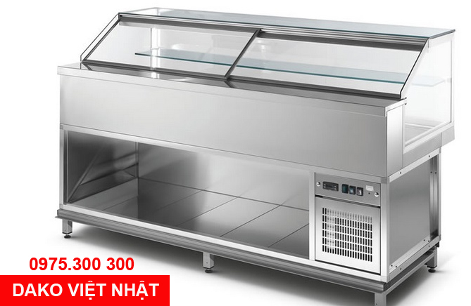 Tủ m&aacute;t trưng b&agrave;y thịt ngu&ocirc;i, thịt heo, chả lụa
