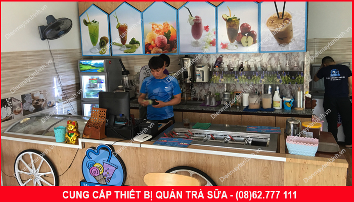 Tư vấn mở quán (tiệm) trà sữa! Cách thiết kế trang trí quán trà sữa nhỏ