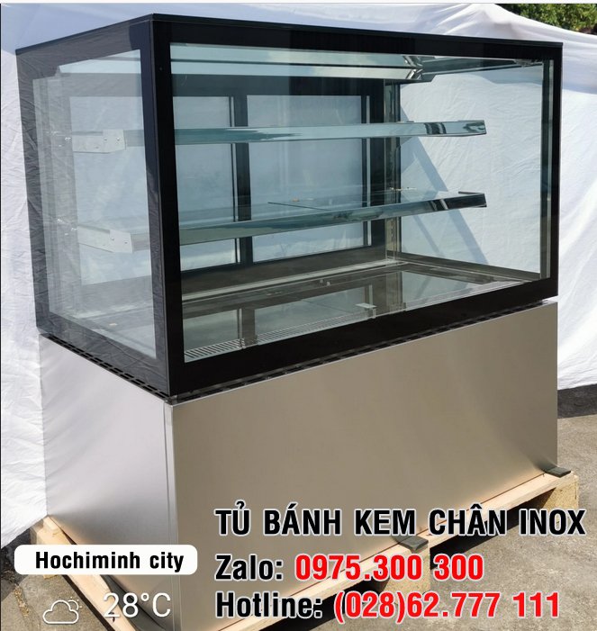 tủ mát bánh sinh nhật 3 tầng