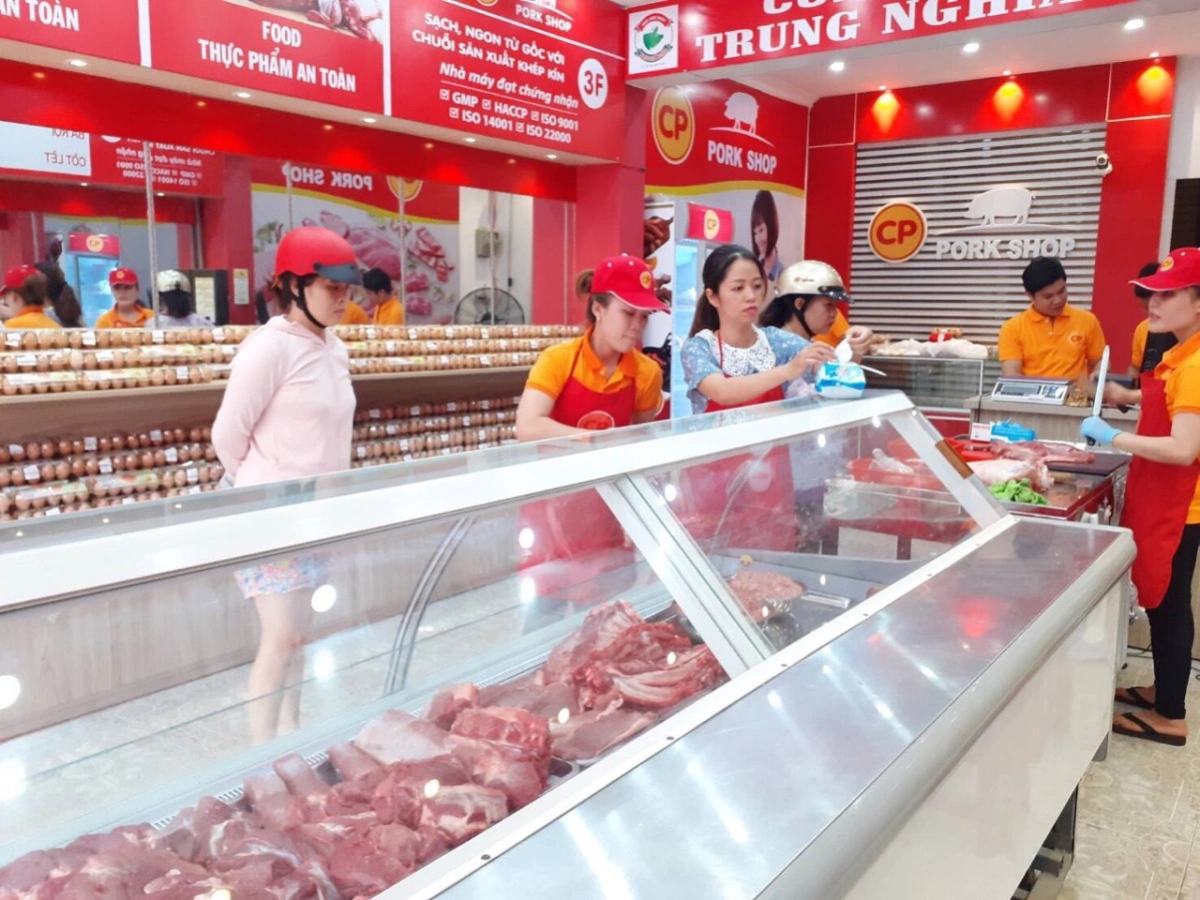 cửa hàng thực phẩm sạch đẹp