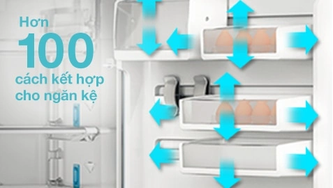 FlexSpace™ & FlexStor™  trong tủ lạnh electrolux