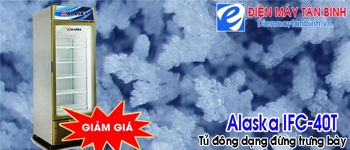 Tủ đông trưng bày siêu thị Alaska IFC-40T Tủ đông trưng bày siêu thị Alaska IFC-40T
