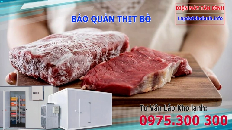 Bảo quản thịt bò tươi và thịt bò đông lạnh đúng cách