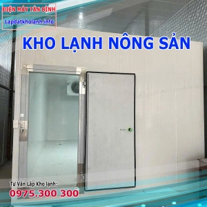 Báo giá lắp kho lạnh Nông Sản 50m³ (chứa 15 tấn hàng)