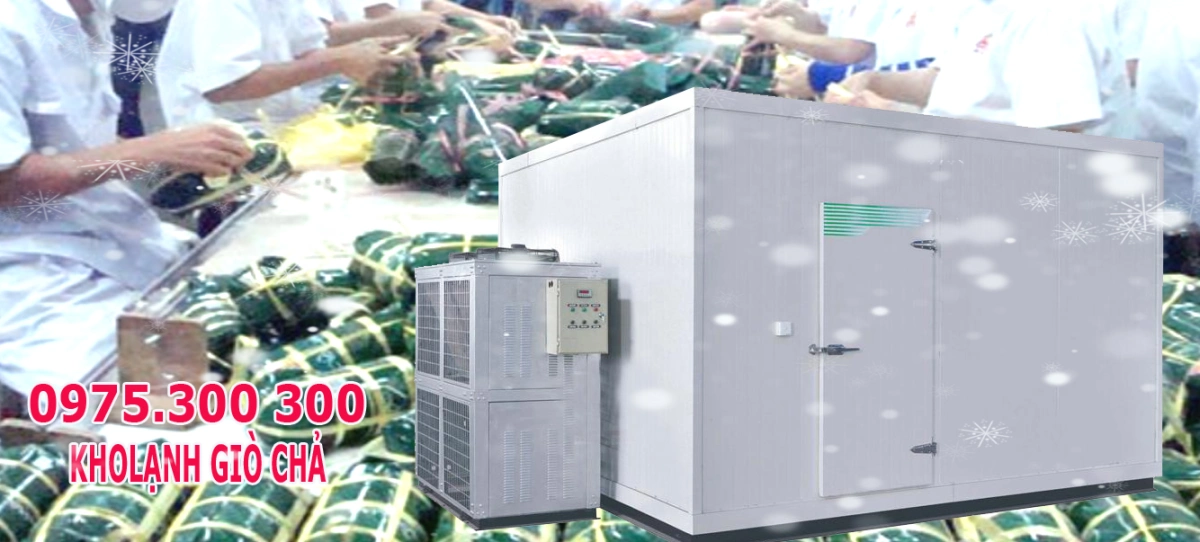 Lắp đặt Kho lạnh trử xúc xích, giò chả, lạp xưởng 5 KHO LẠNH TRỬ GIÒ CHẢ XÚC XICH