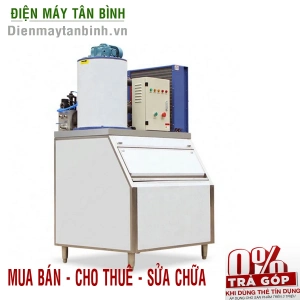 Máy làm đá vãy 1 tấn/8h, Sản xuất máy đá ướp cá thịt