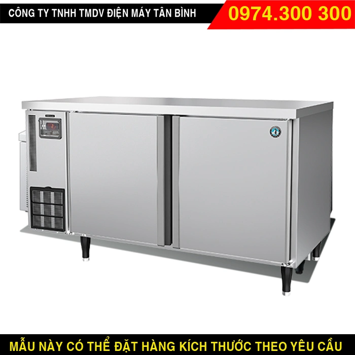 Tủ lạnh inox 2 cánh nằm ngang Hoshizaki RTC-180SNA-ML