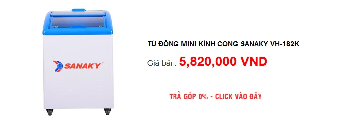 Tủ đông mini 100 lít - So sánh giá bán và Tư vấn mua tủ đông nhỏ nhất