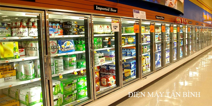 Tủ mát lớn trưng bày siêu thị Tủ mát lớn trưng bày siêu thị