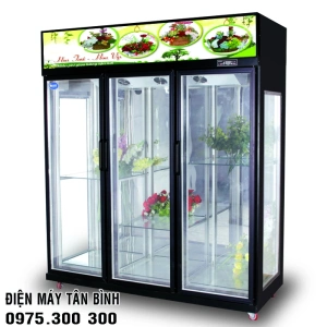 Tủ lạnh kính trưng bày hoa tươi Dako Việt Nhật